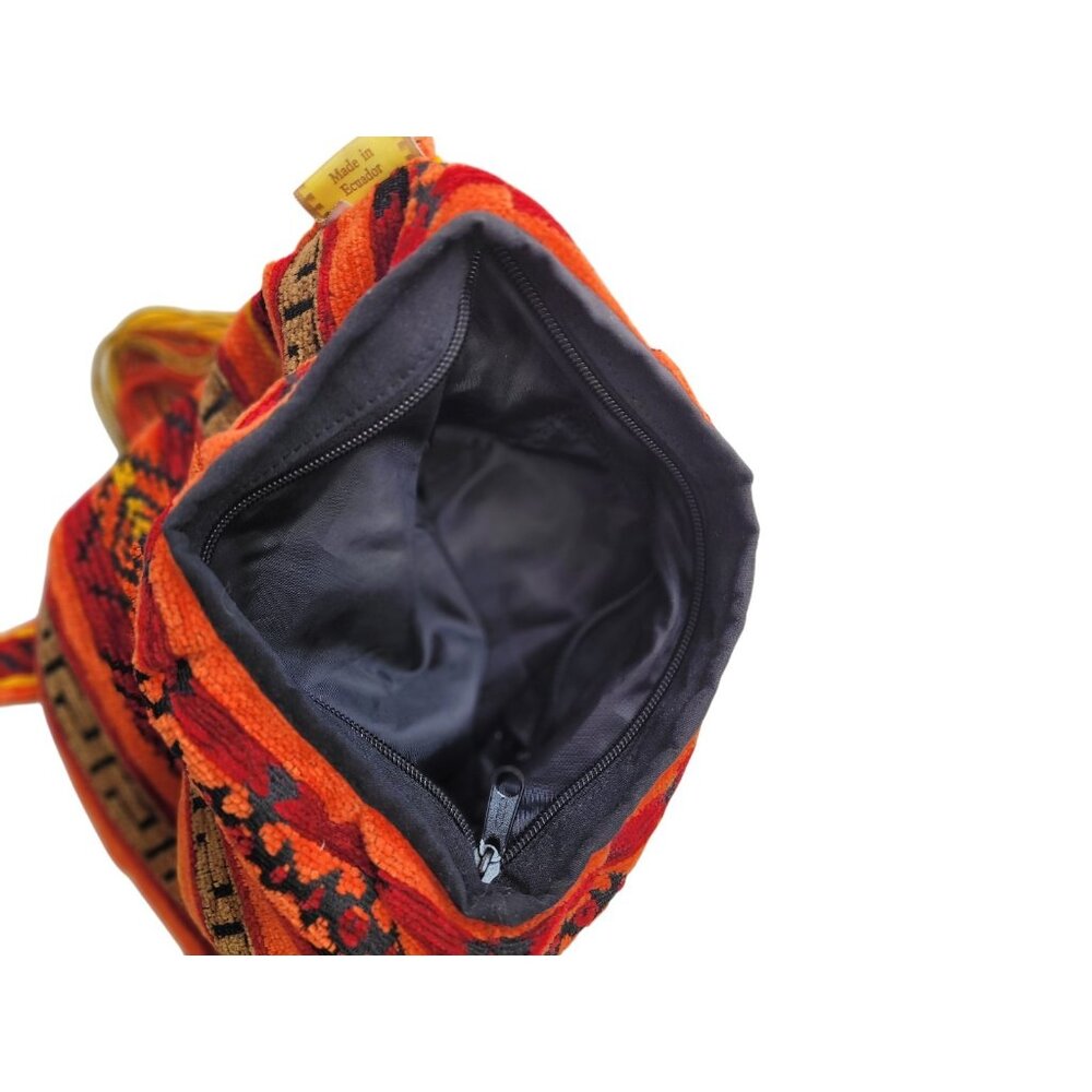 Rukuray Hippie Hobo Bag Boho Crossbody Woven Festival Art To Wear Tribal Y2K - Picture 9 of 14